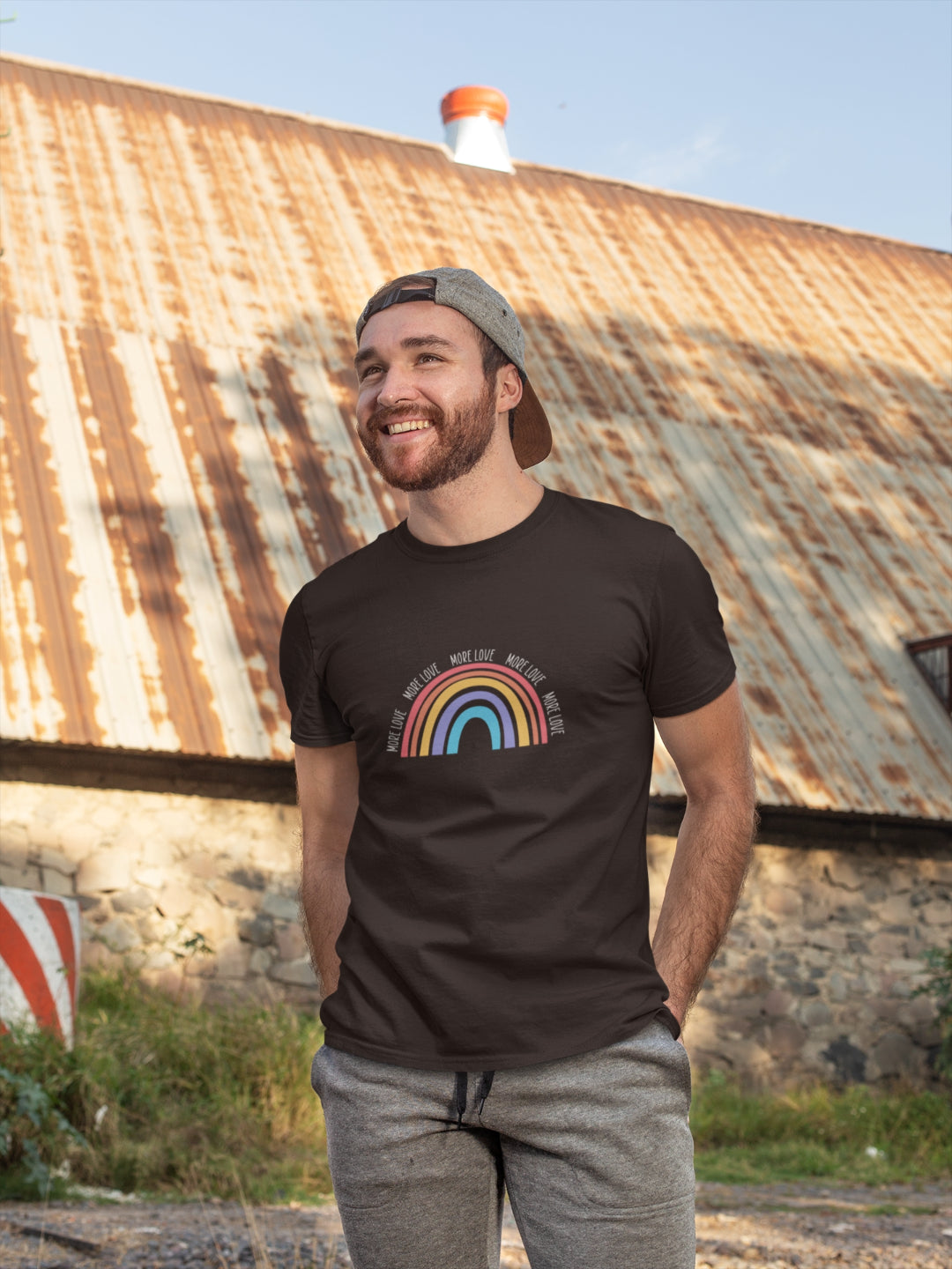 More Love Men's Printed T-shirt