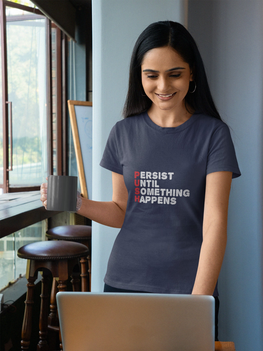 PUSH Women's Printed T-shirt - 