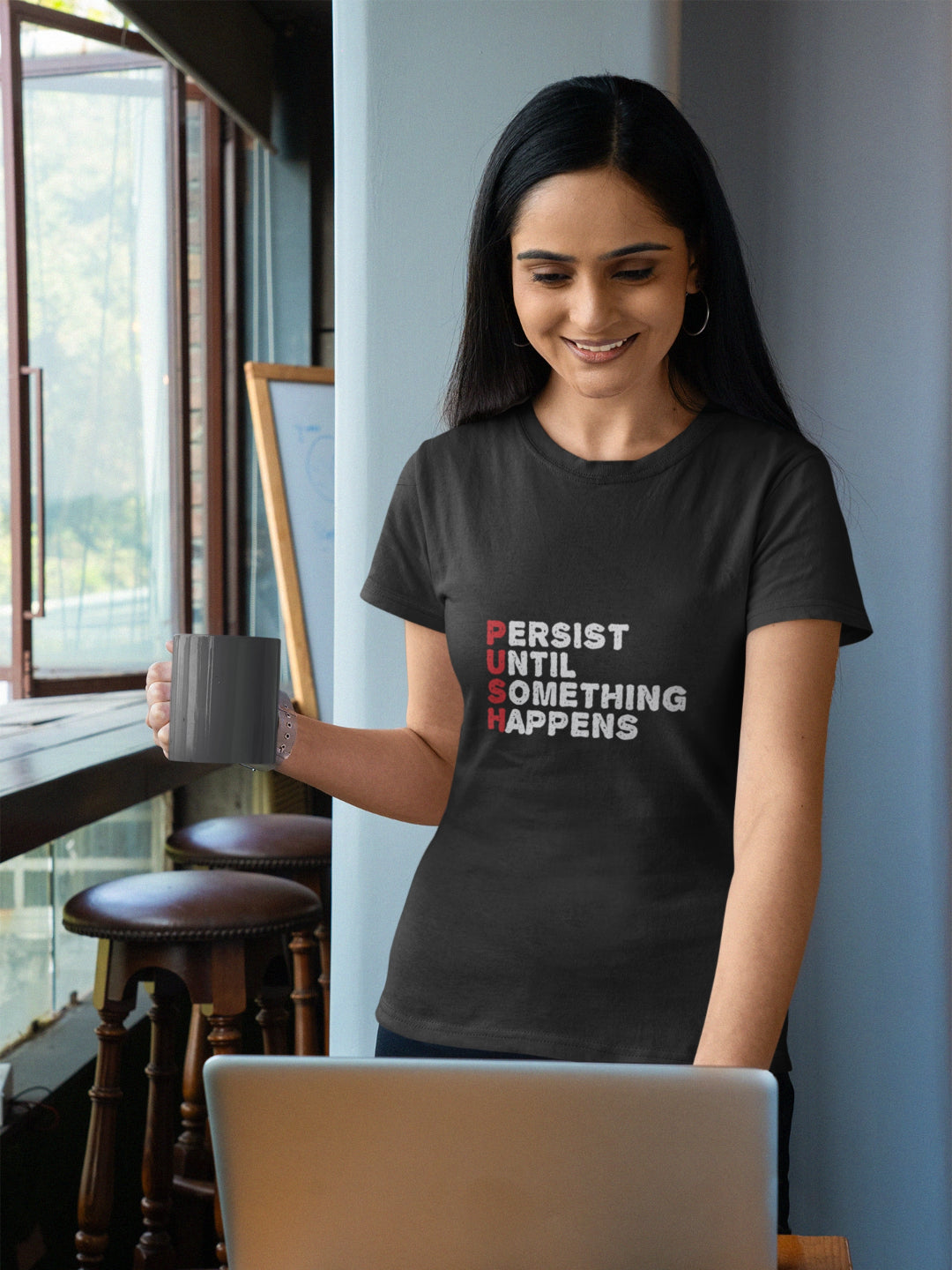 PUSH Women's Printed T-shirt
