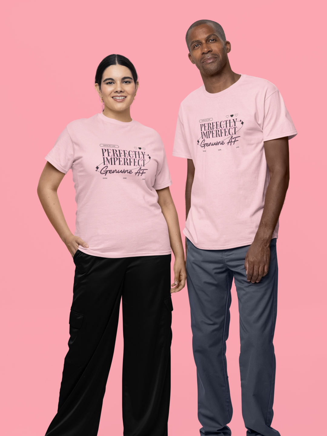 Perfectly Imperfect Unisex Printed T-shirt - 