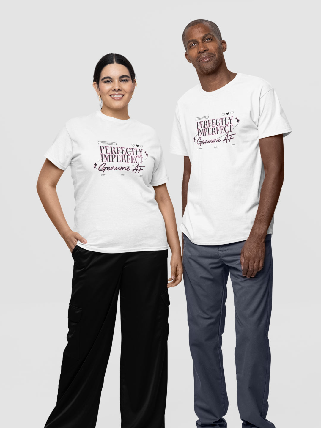 Perfectly Imperfect Unisex Printed T-shirt