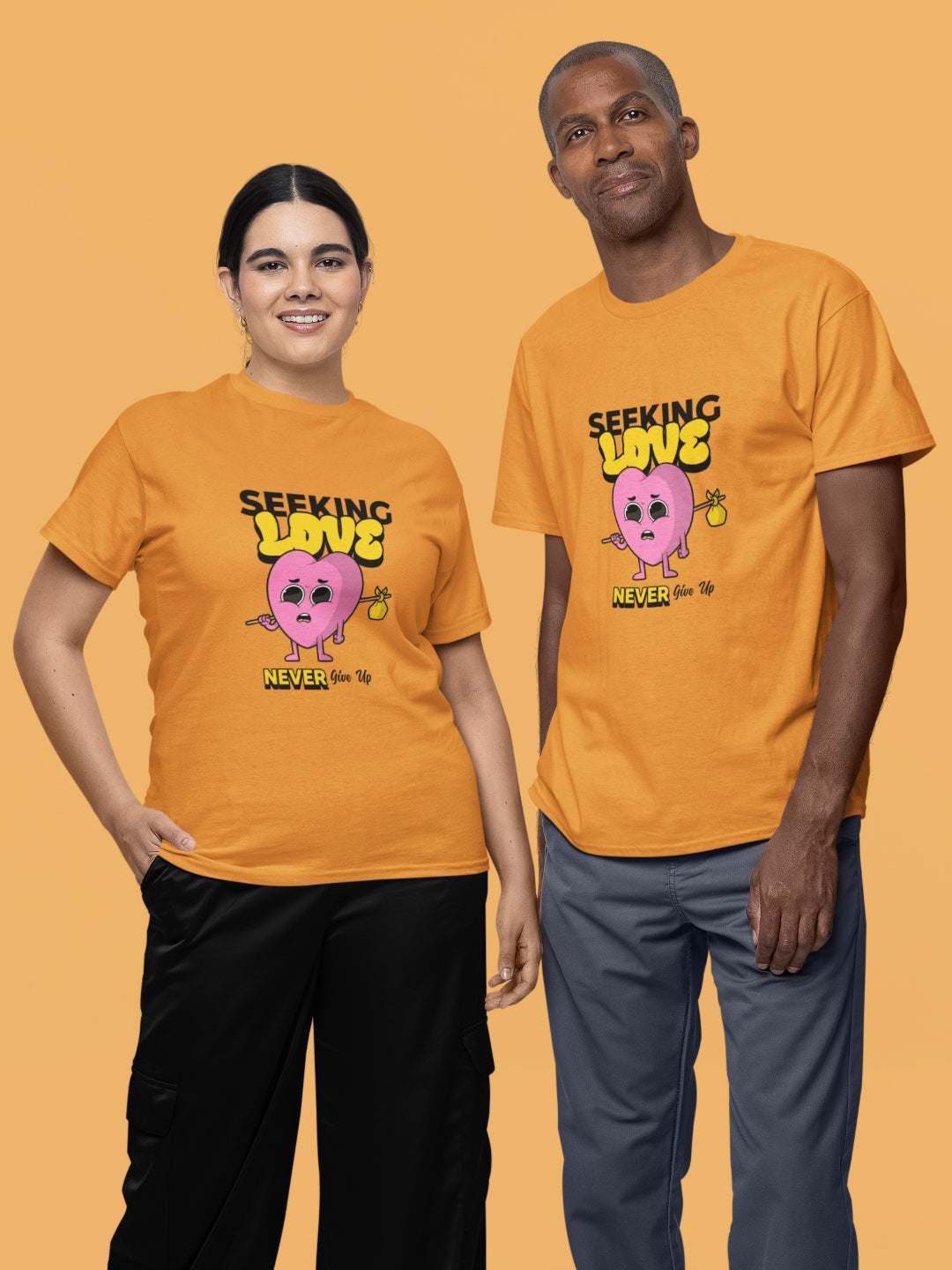 Seeking Love Unisex Printed T-shirt - 