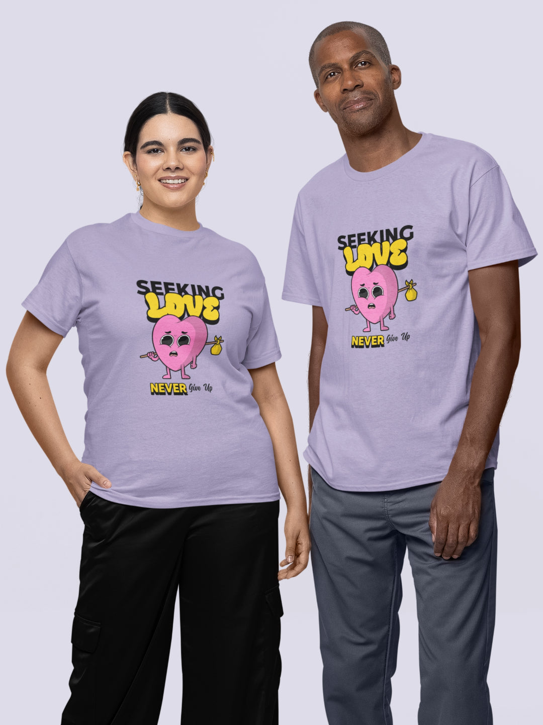 Seeking Love Unisex Printed T-shirt