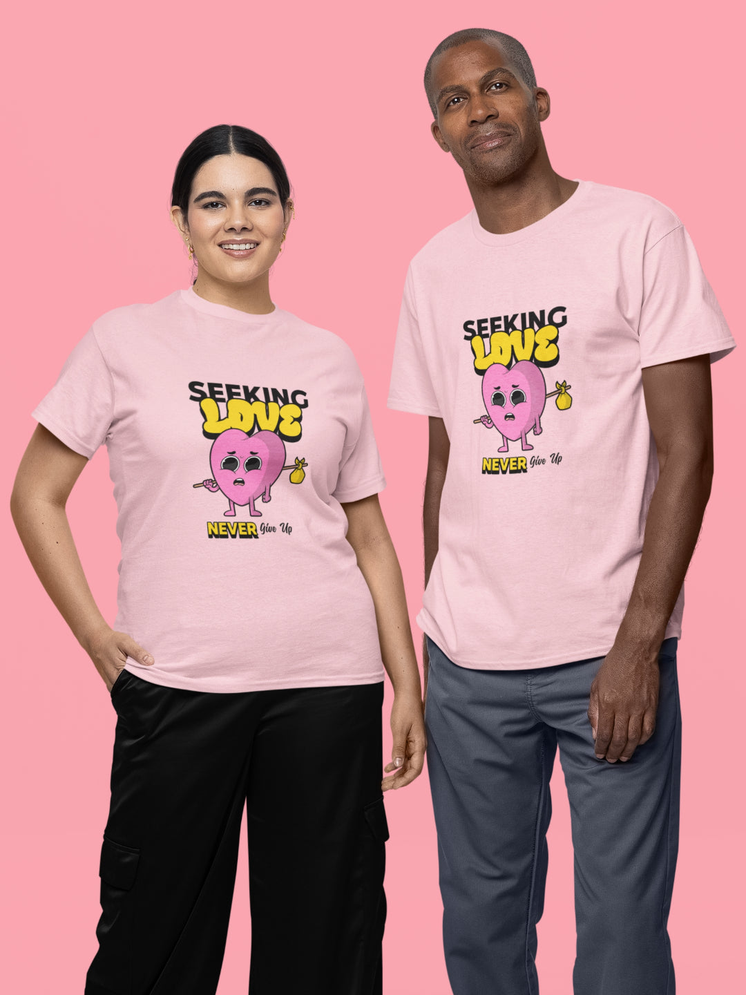 Seeking Love Unisex Printed T-shirt