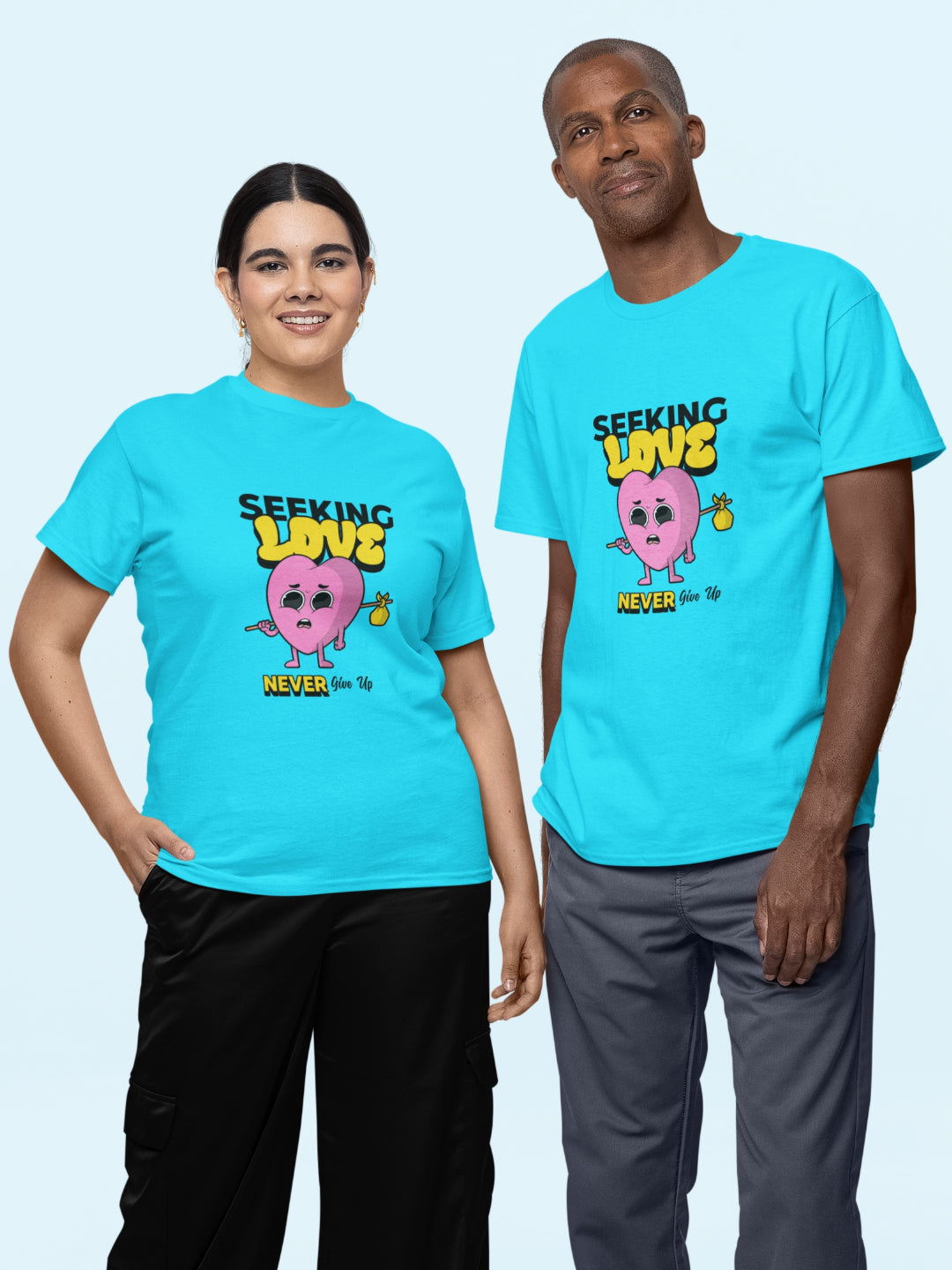 Seeking Love Unisex Printed T-shirt
