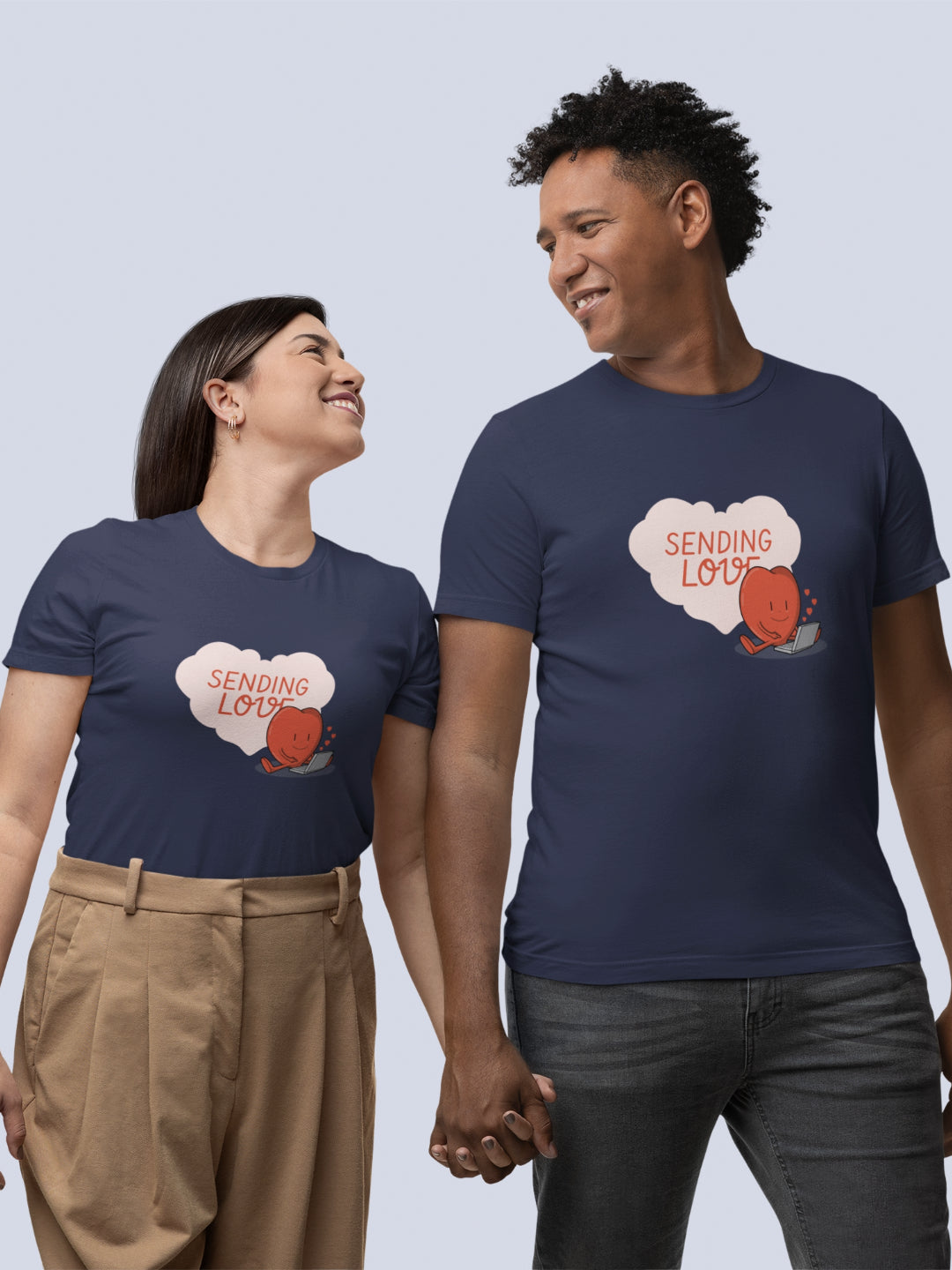 Sending Love Unisex Printed T-shirt
