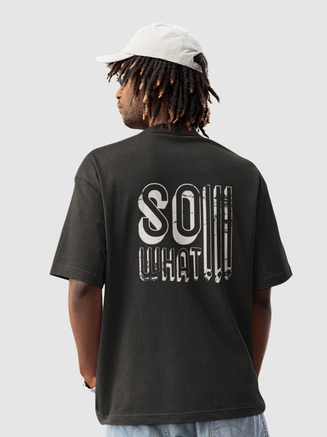 So What Unisex Streetwear Oversized T-Shirt - 