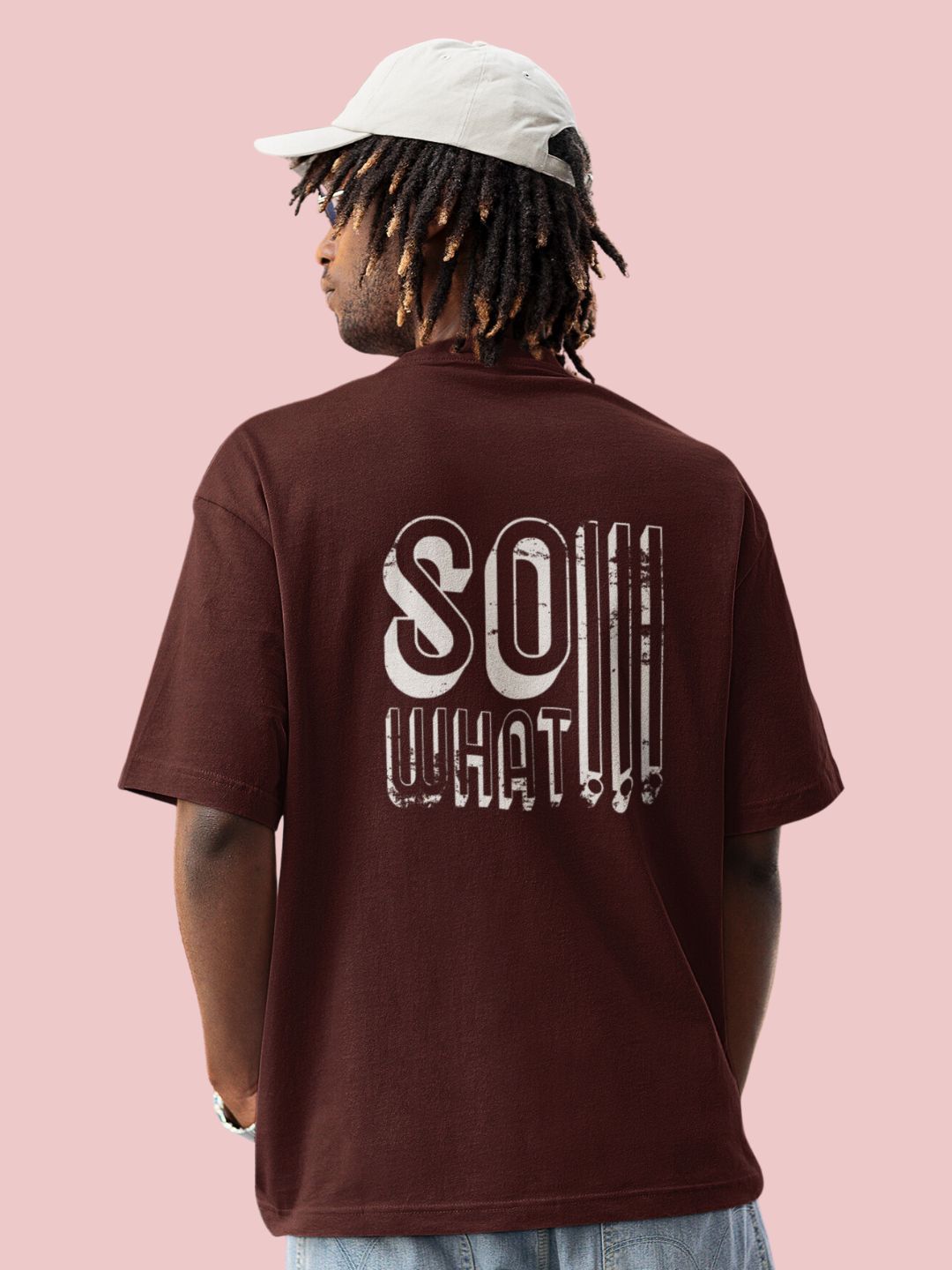 So What Unisex Streetwear Oversized T-Shirt