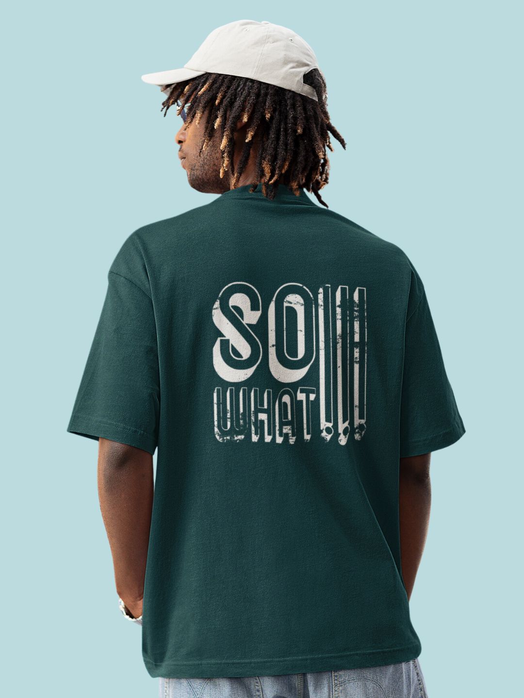 So What Unisex Streetwear Oversized T-Shirt