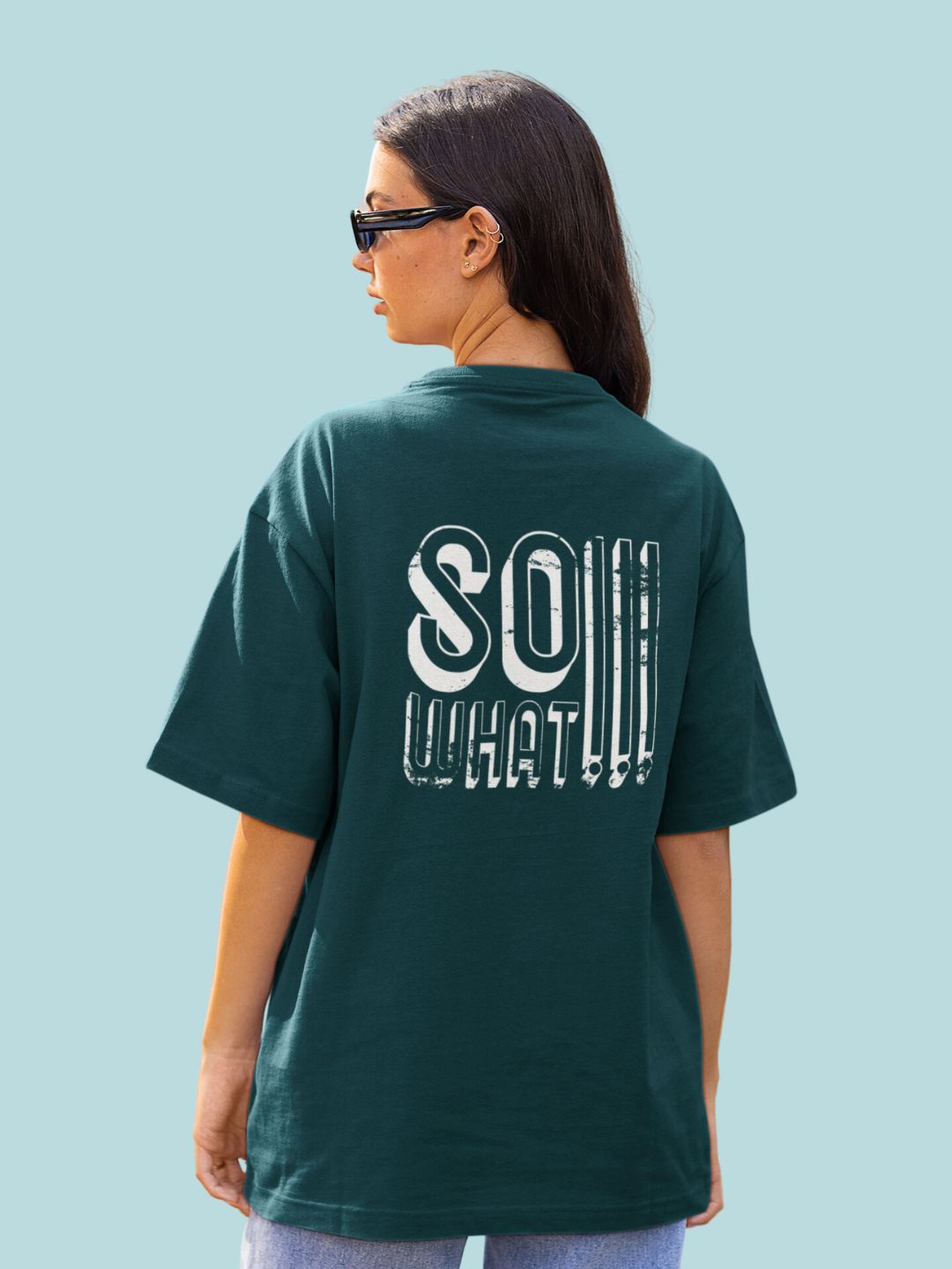 So What Unisex Streetwear Oversized T-Shirt
