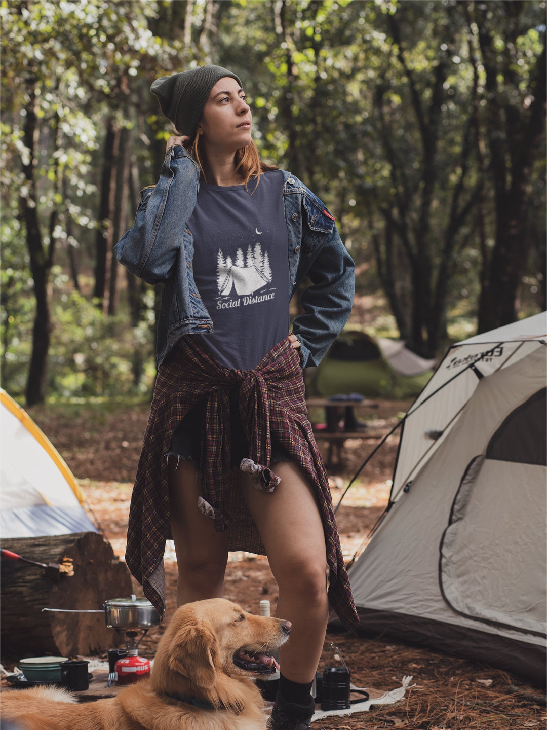 Social Distance Women's Printed T-shirt