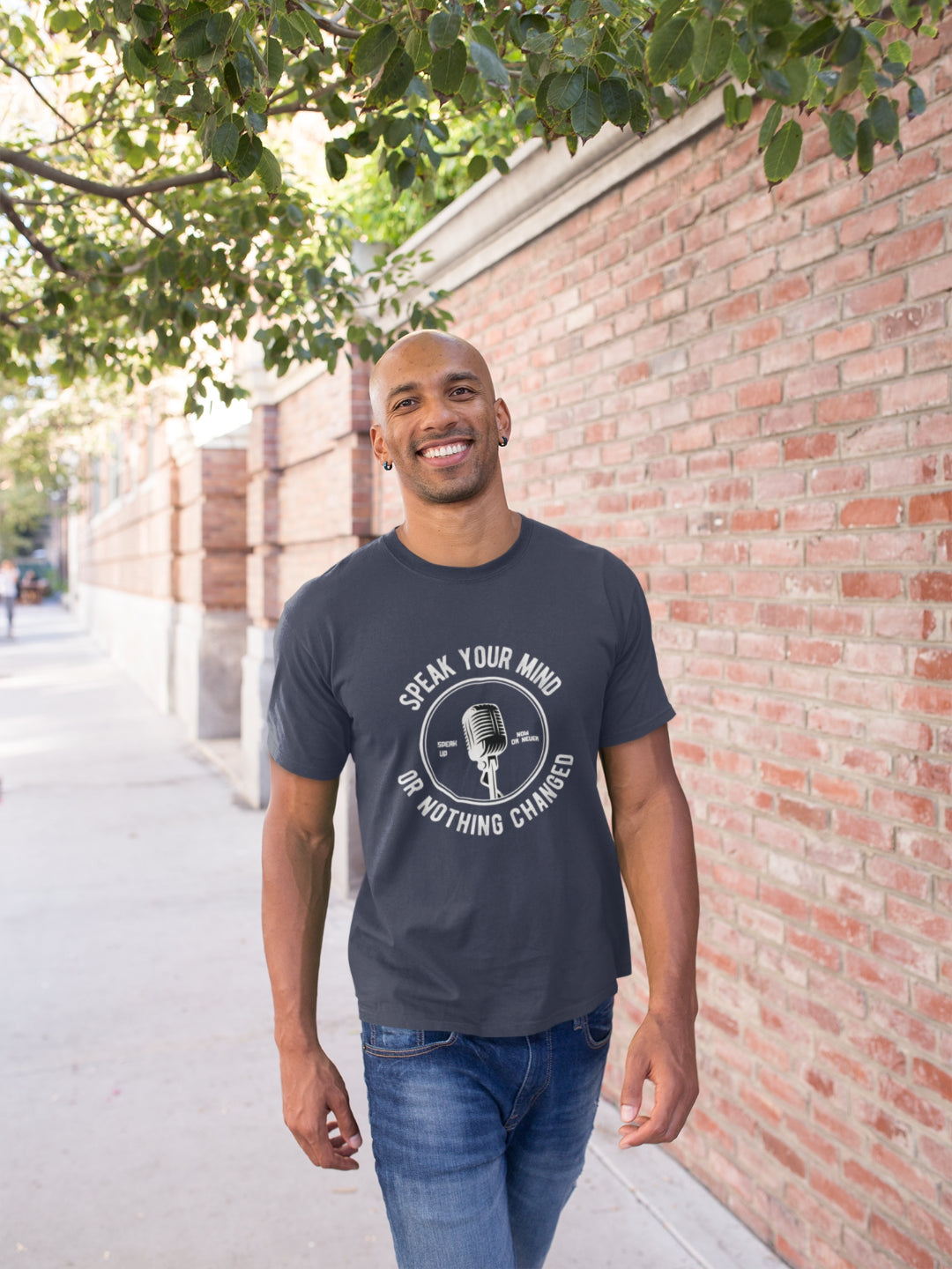 Speak Your Mind Men's Printed T-shirt