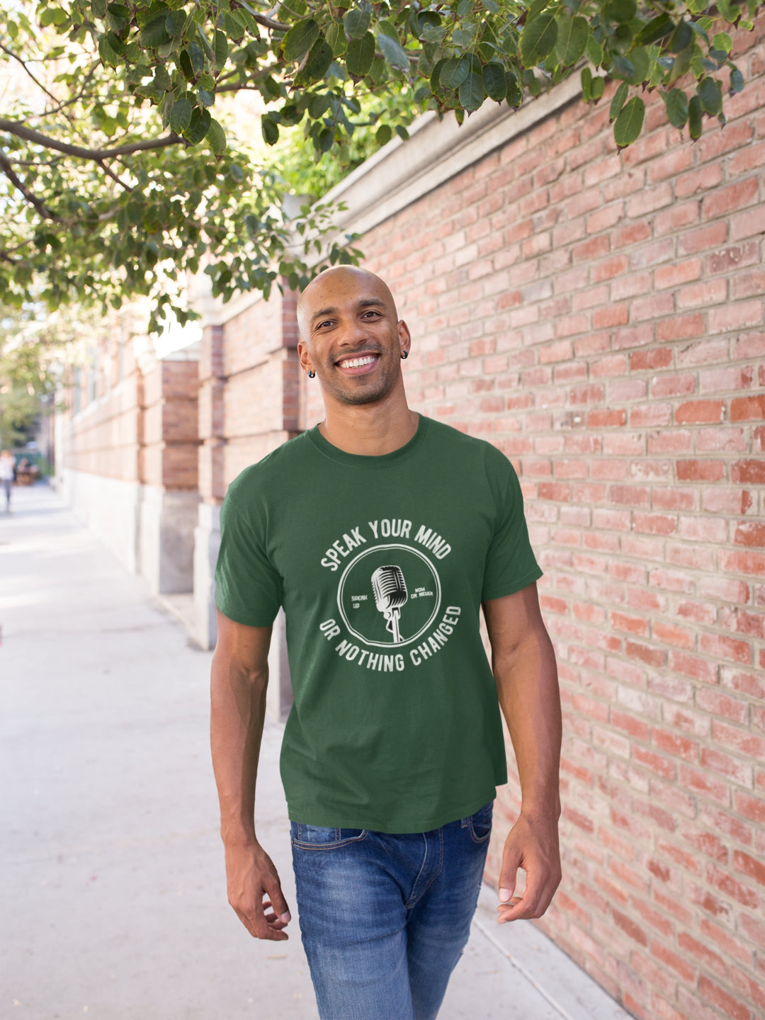 Speak Your Mind Men's Printed T-shirt