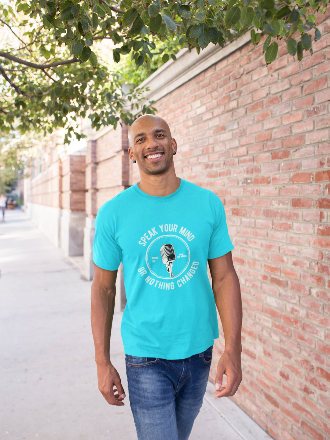 Speak Your Mind Men's Printed T-shirt