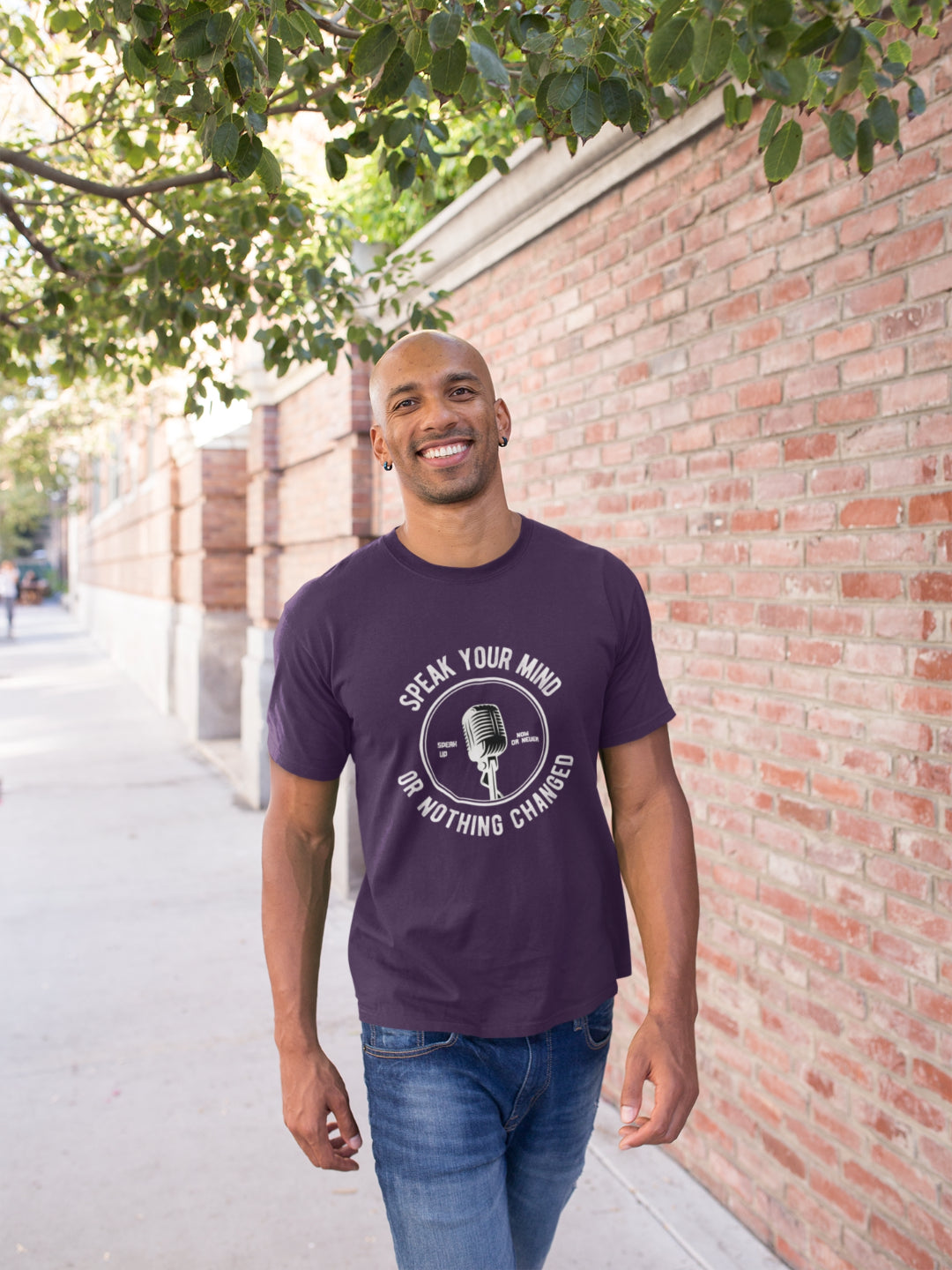 Speak Your Mind Men's Printed T-shirt