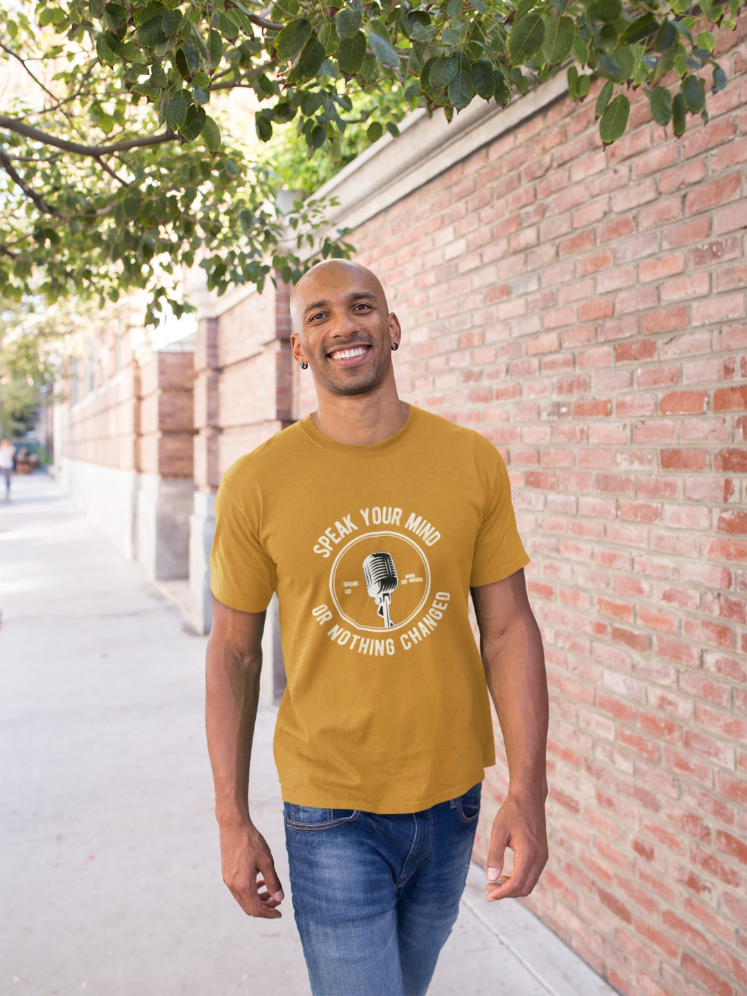 Speak Your Mind Men's Printed T-shirt