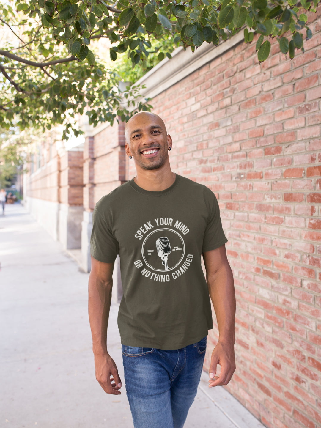 Speak Your Mind Men's Printed T-shirt