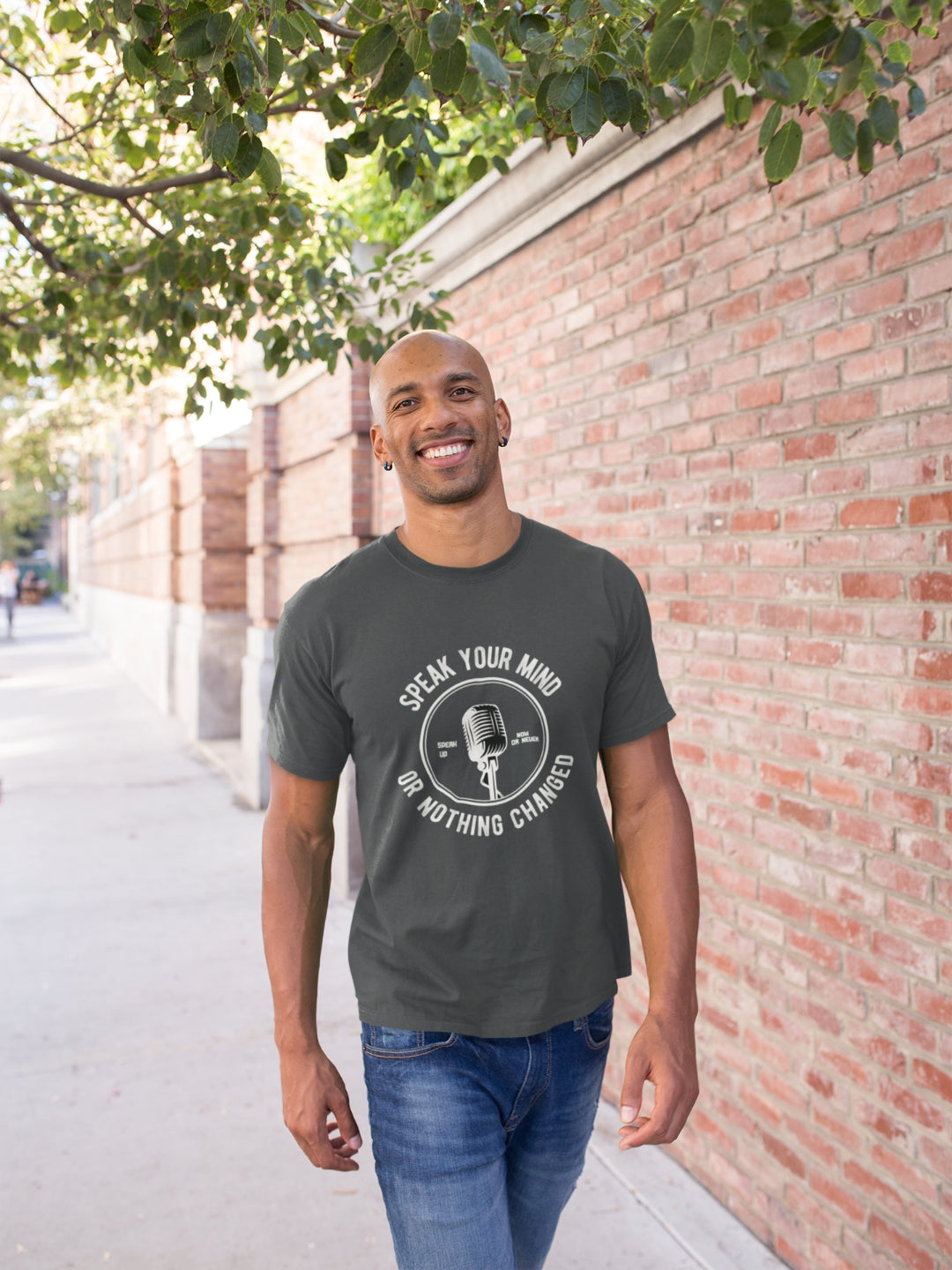 Speak Your Mind Men's Printed T-shirt