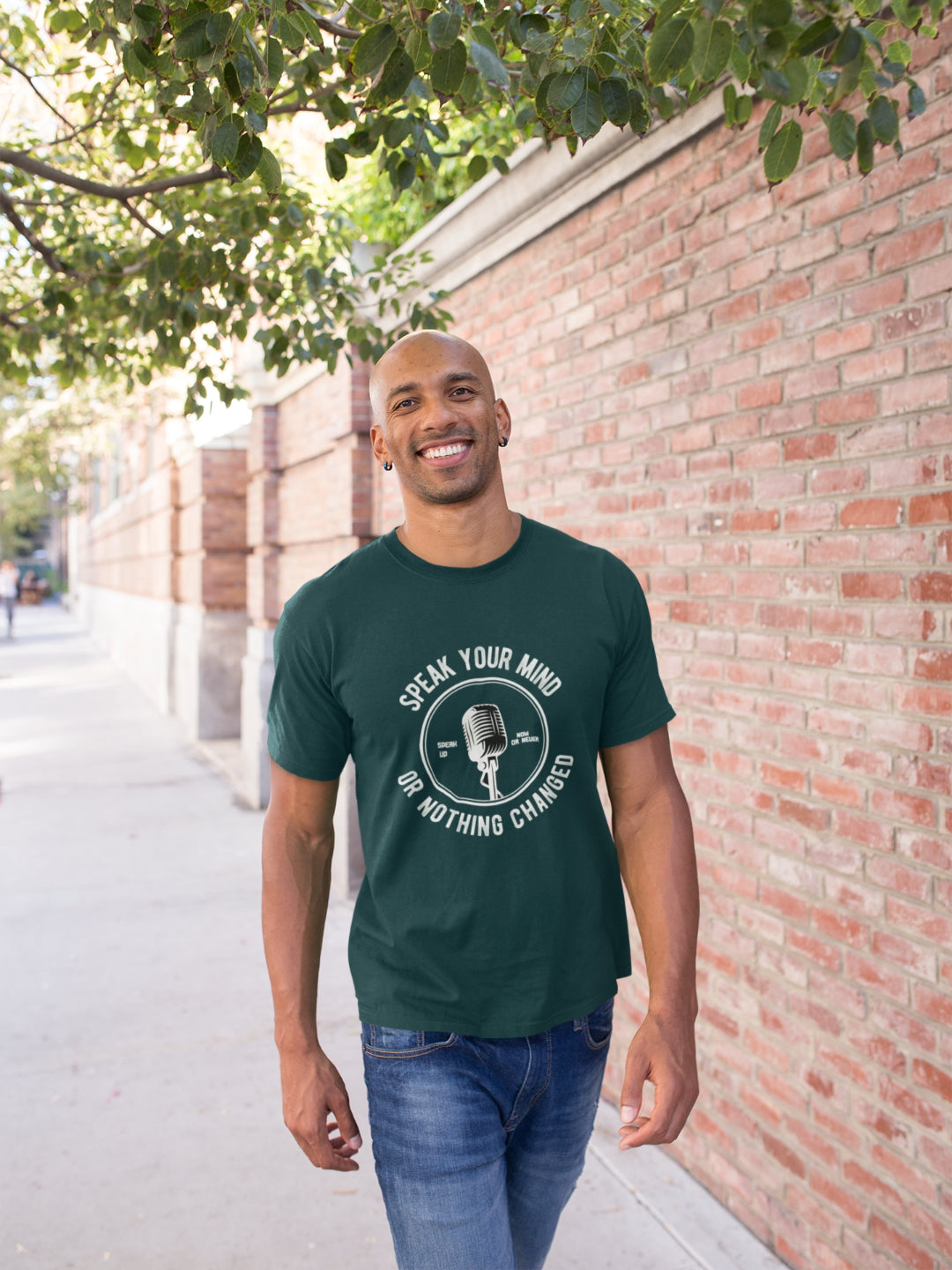 Speak Your Mind Men's Printed T-shirt