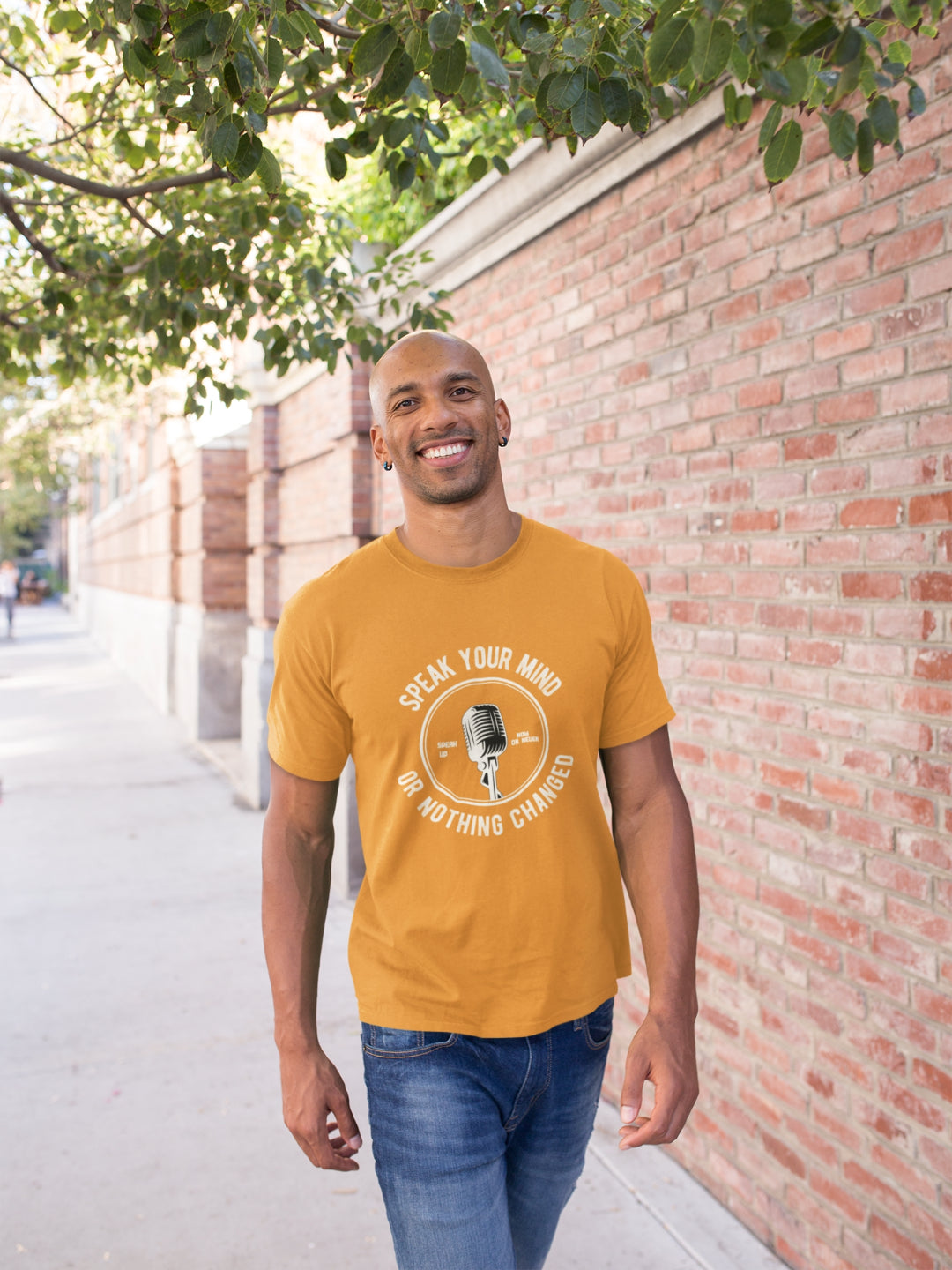 Speak Your Mind Men's Printed T-shirt