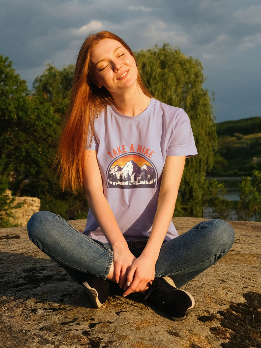 Take A Hike Women's Printed T-shirt