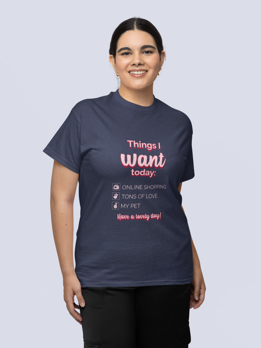 Things I Want Today Women's Printed T-shirt