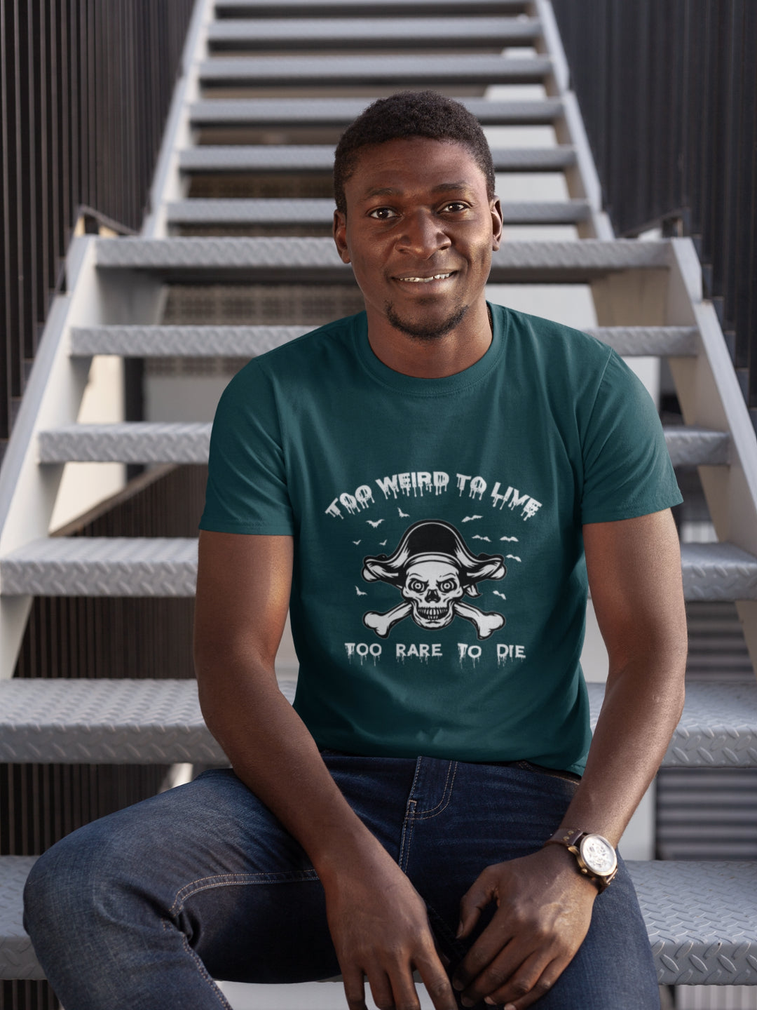 Too Weird To Live Too Rare To Die Men's Printed T-shirt