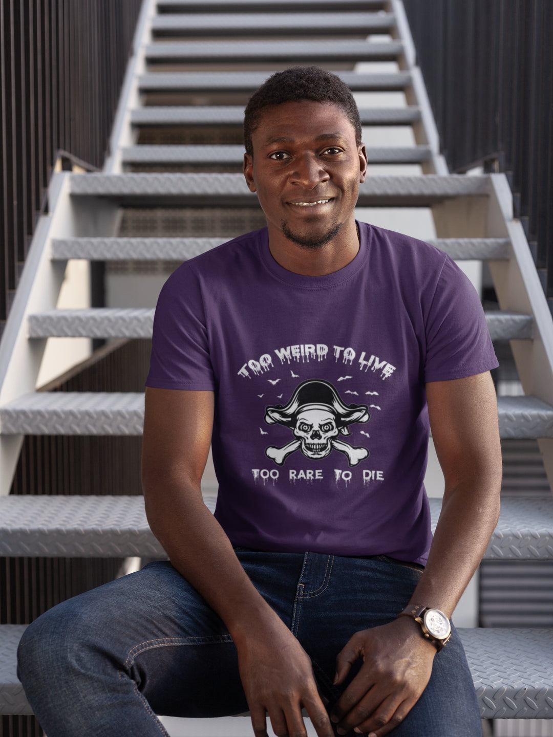 Too Weird To Live Too Rare To Die Men's Printed T-shirt