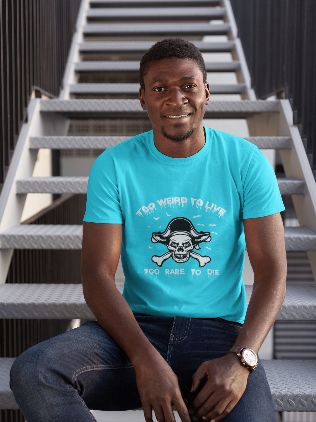 Too Weird To Live Too Rare To Die Men's Printed T-shirt