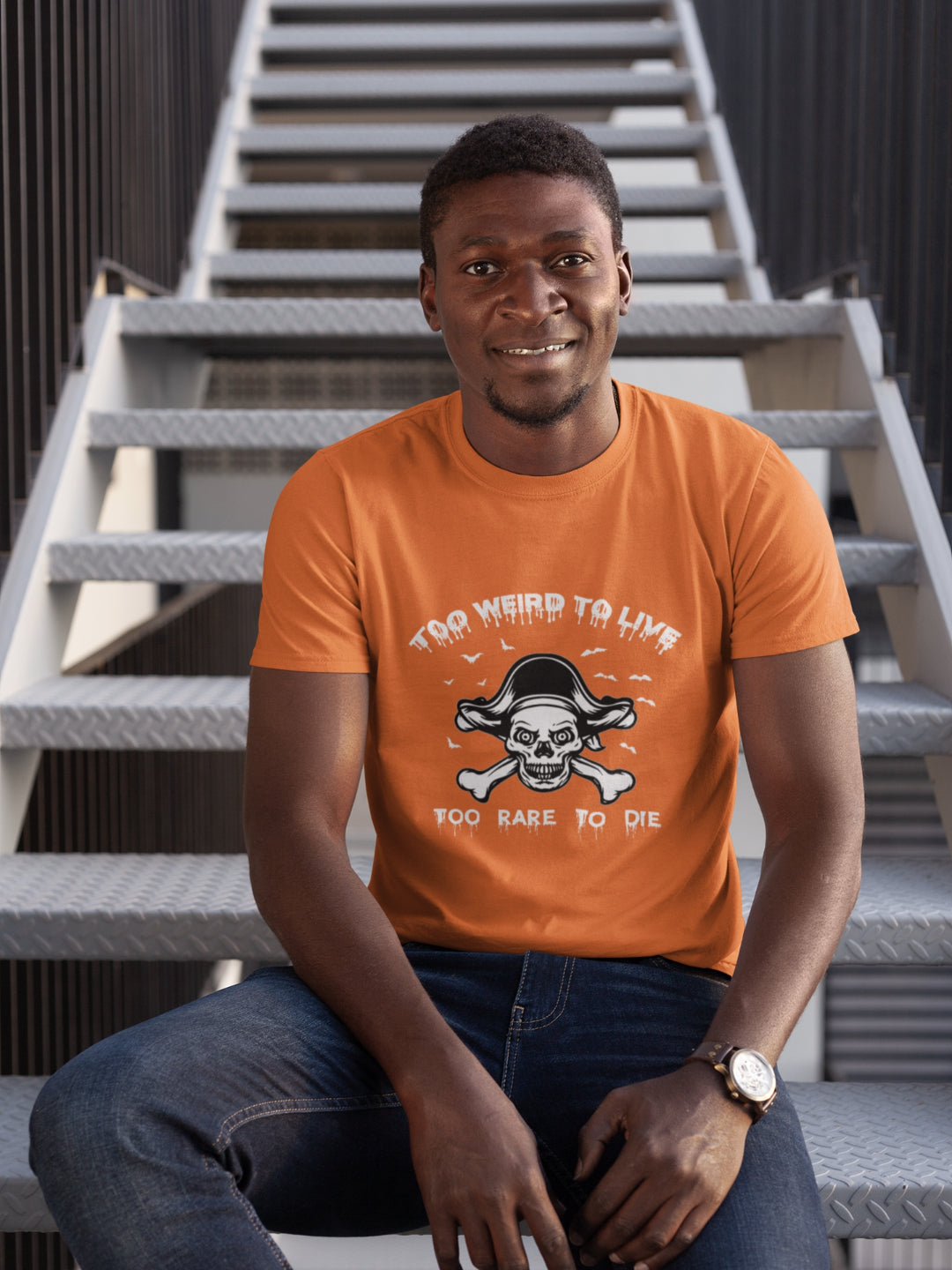 Too Weird To Live Too Rare To Die Men's Printed T-shirt