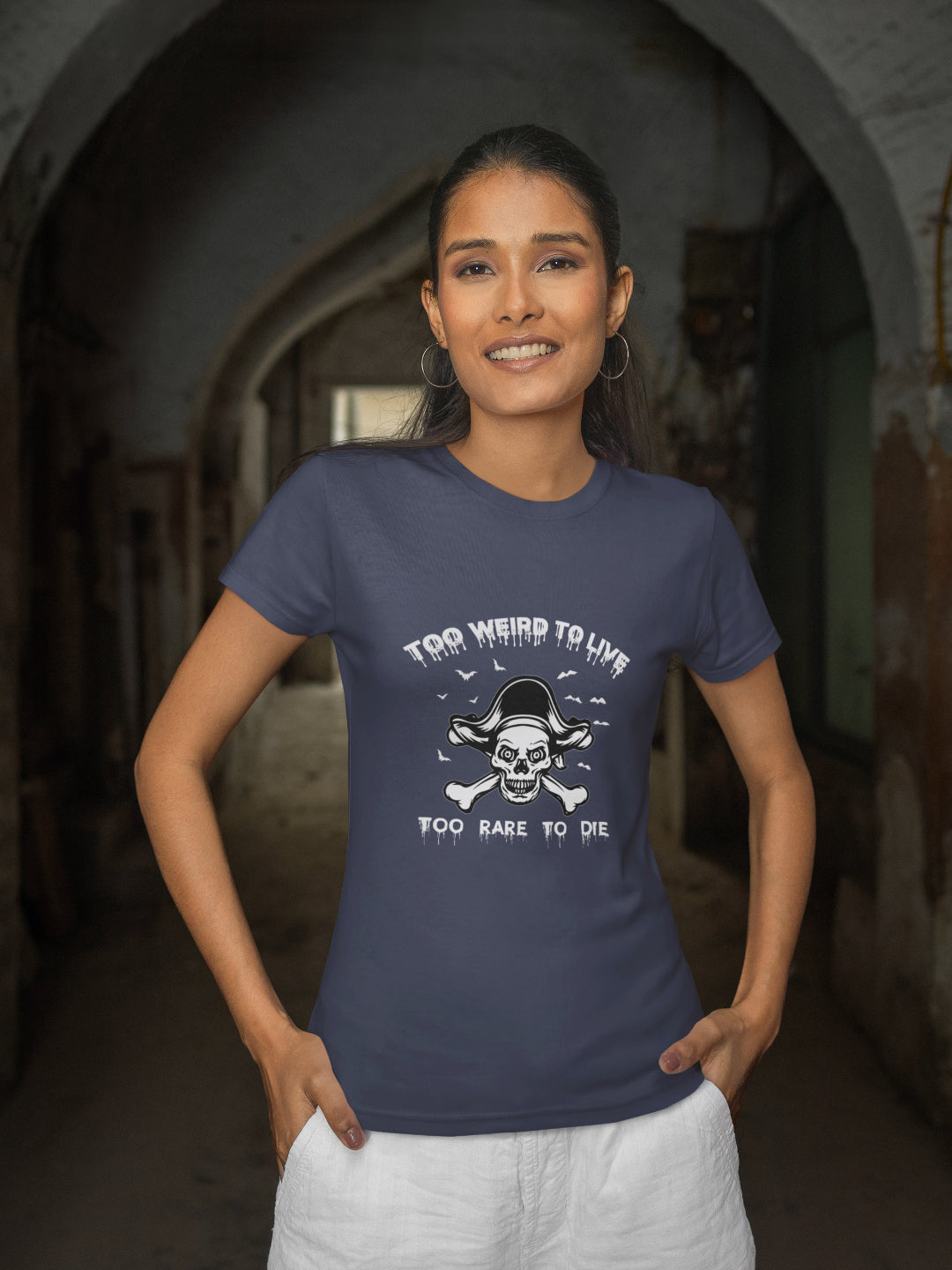 Too Weird To Live Too Rare To Die Women's Printed T-shirt