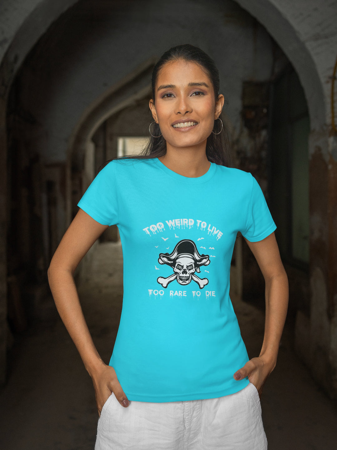 Too Weird To Live Too Rare To Die Women's Printed T-shirt