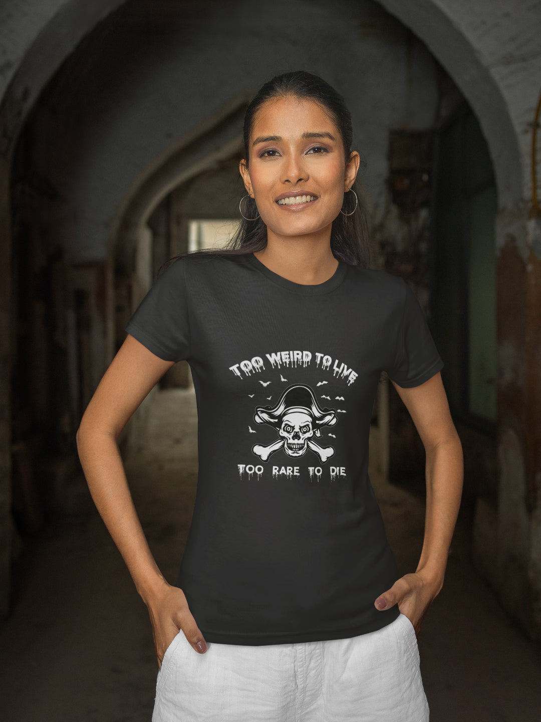 Too Weird To Live Too Rare To Die Women's Printed T-shirt