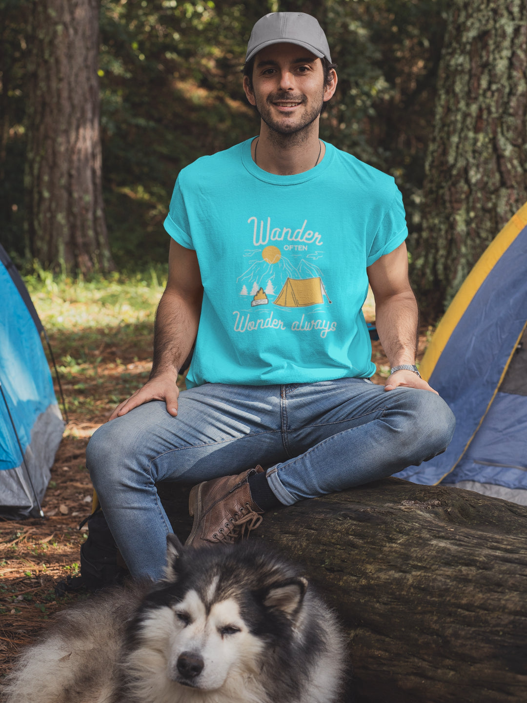 Wander Often Wonder Always Men's Printed T-shirt