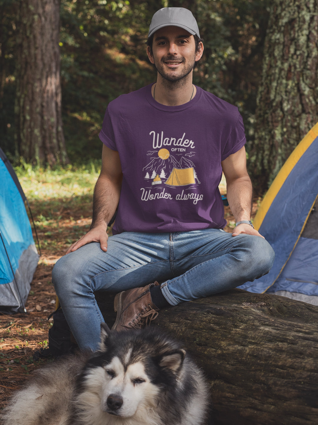 Wander Often Wonder Always Men's Printed T-shirt