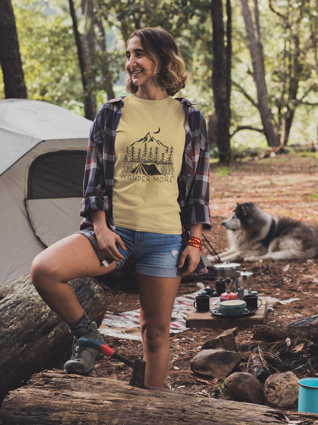Wander More Women's Printed T-shirt