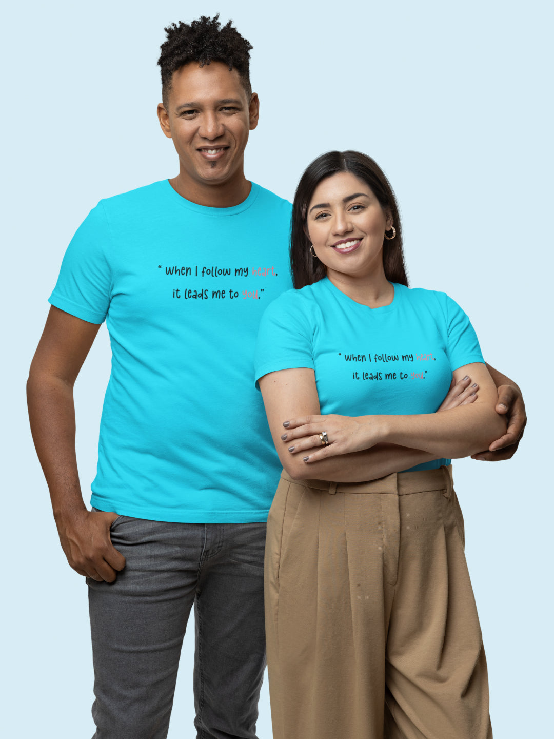 When I Follow My Heart Unisex Printed T-shirt - 